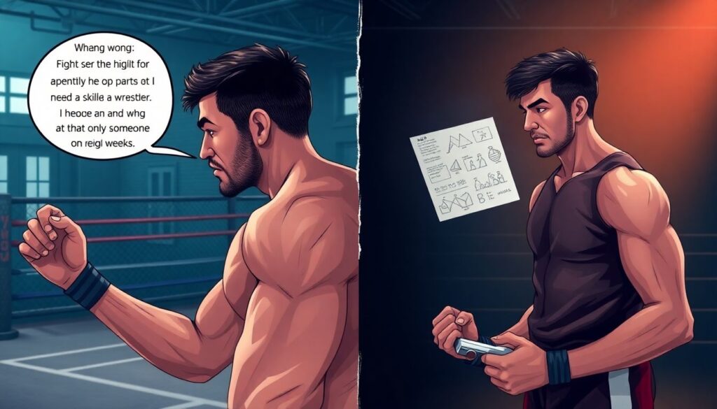 Тактика и стратегия в клетке: как бойцы и тренеры готовят план на соперника - иллюстрация