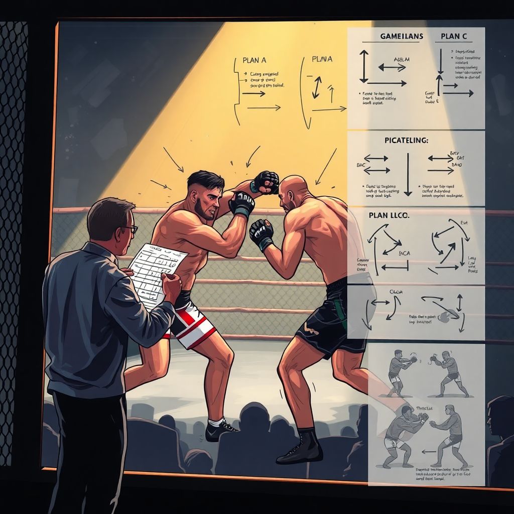 Тактика и стратегия в клетке: как бойцы и тренеры готовят план на соперника