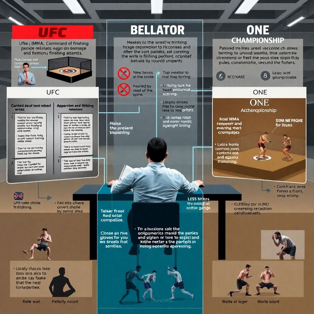 Сравнение правил промоушенов Ufc, bellator и One: ключевые отличия